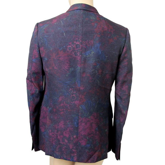 Gucci Men's Multi-Color Runway Sketch-Printed Flannel Dandy Jacket 296845 (G 50R - Picture 8 of 12